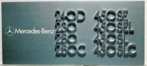 1974 Mercedes-Benz Sales Folder Mailer