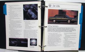 1994 Cadillac Product Portfolio De Ville Seville Fleetwood Eldorado Concours