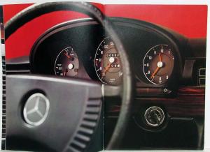 1978 Mercedes-Benz 350SE 450SE 450SEL Prestige Sales Brochure