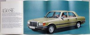 1978 Mercedes-Benz 350SE 450SE 450SEL Prestige Sales Brochure