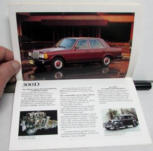 1979 Mercedes-Benz Small Sales Brochure 240D 280E 300D 450SEL 6.9