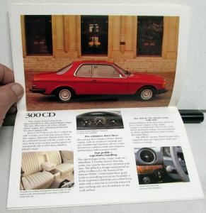 1979 Mercedes-Benz Small Sales Brochure 240D 280E 300D 450SEL 6.9