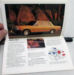1979 Mercedes-Benz Small Sales Brochure 240D 280E 300D 450SEL 6.9