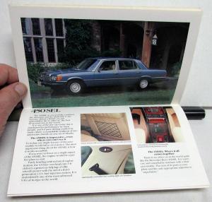 1979 Mercedes-Benz Small Sales Brochure 240D 280E 300D 450SEL 6.9