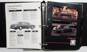 1985 Lincoln Mercury Facts Book Continental Town Car Mark VII Grand Marquis