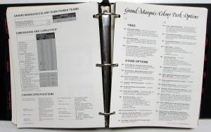 1985 Lincoln Mercury Facts Book Continental Town Car Mark VII Grand Marquis