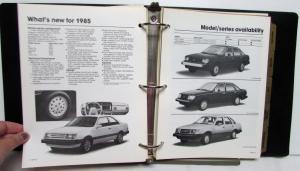 1985 Ford Car Facts LTD Crown Victoria Thunderbird Mustang Tempo Escort EXP