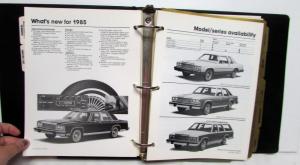1985 Ford Car Facts LTD Crown Victoria Thunderbird Mustang Tempo Escort EXP