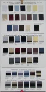 1987 Cadillac Seville Eldorado Exterior Colors & Specs Sales Folder Orig