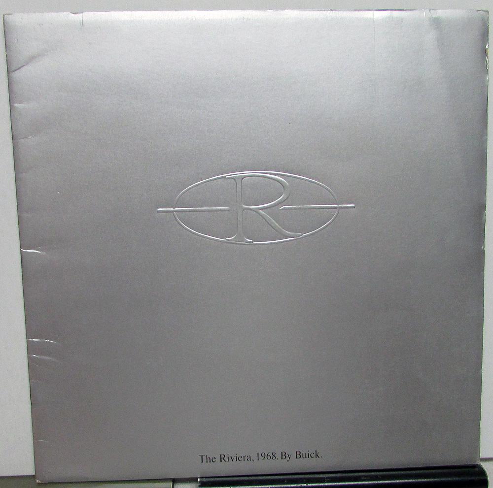 1968 Buick Riviera Gran Sport Engine Prestige Sales Brochure Oversized