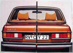 1979 Mercedes-Benz 280E Prestige Sales Brochure