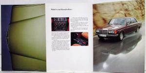 1979 Mercedes-Benz 280E Prestige Sales Brochure
