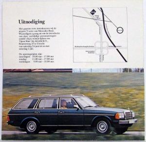 1979 Mercedes-Benz Invitation to Open House for T-Series Introduction - Dutch