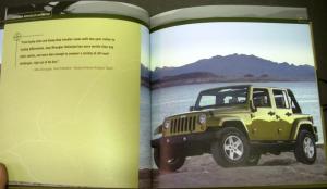 2007 Jeep Wrangler Unlimited Press Kit 4X4 SUV 4 Door