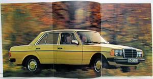 1979 Mercedes-Benz 200 230 250 Prestige Sales Brochure - German Text