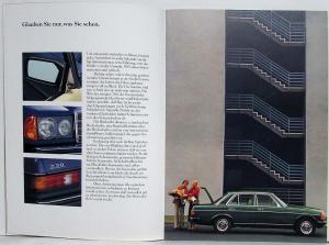 1979 Mercedes-Benz 200 230 250 Prestige Sales Brochure - German Text