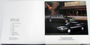 1988 Cadillac Allante DeVille Eldorado Seville Brougham Small Ver Sales Brochure