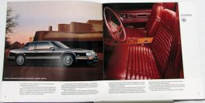 1988 Cadillac Allante DeVille Eldorado Seville Brougham Small Ver Sales Brochure
