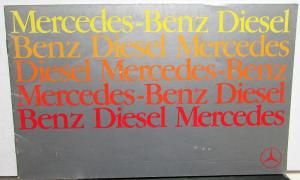 1979 Mercedes-Benz Diesel Sales Brochure