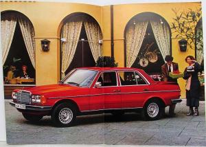 1979 Mercedes-Benz 280E Prestige Sales Brochure - Dutch Text