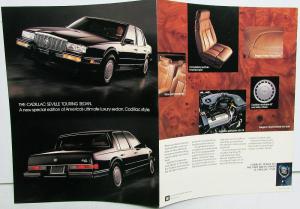 1988 Cadillac STS Seville Touring Sedan Sales Brochure Folder Original