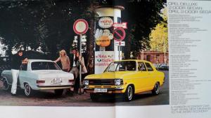 1971 Buick Opel GT Rallye Coupe Sedan Wagon Oversized Sales Brochure