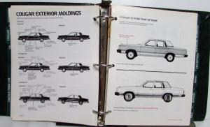 1981 Lincoln Mercury Facts Book Continental MarkVI TownCar CougarXR7 Marquis