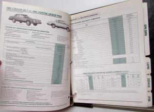 1981 Lincoln Mercury Facts Book Continental MarkVI TownCar CougarXR7 Marquis