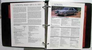 1983 Lincoln Mercury Facts Book Continental Mark VI LN7 Lynx Cougar Marquis