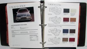 1983 Lincoln Mercury Facts Book Continental Mark VI LN7 Lynx Cougar Marquis