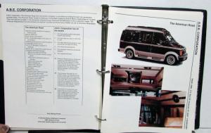 1992 Chevrolet Van Conversion Directory Speacialty Vehicles Specs Options