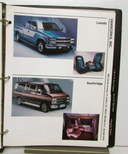 1992 Chevrolet Van Conversion Directory Speacialty Vehicles Specs Options