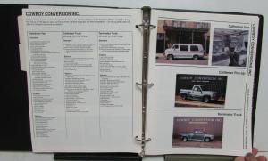 1992 Chevrolet Van Conversion Directory Speacialty Vehicles Specs Options