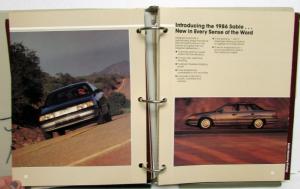 1986 Mercury Product Manual SableSpecs Features Options Color & Upholstery