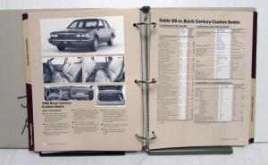 1986 Mercury Product Manual SableSpecs Features Options Color & Upholstery