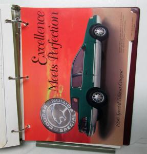 1996 Lincoln Mercury Price Ordering Guide Continental MarkVII TownCar Cougar XR7