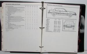 1986 Pontiac Fleet Sunbird Firebird Grand Am 1000 6000 Parisienne Fiero
