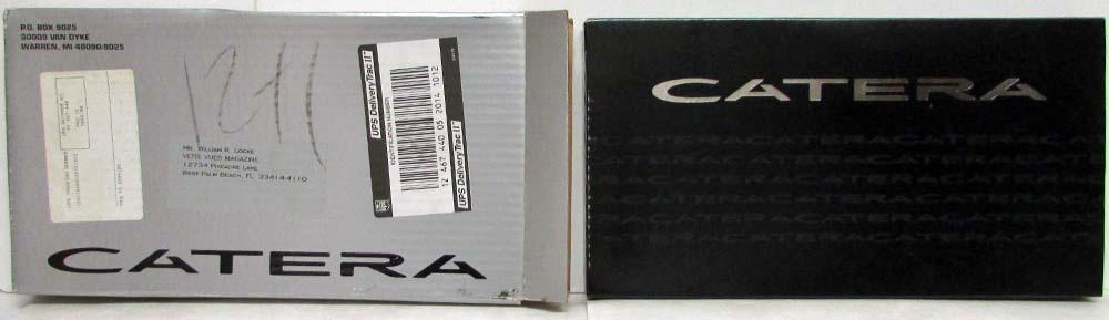 1997 Cadillac Catera Media Information Press Kit with Shipping Box