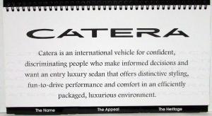 1997 Cadillac Catera Media Information Press Kit with Shipping Box