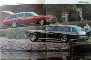 1973 Buick Century LeSabre Wagon Centurion Electra Riviera XL Sale Brochure Orig