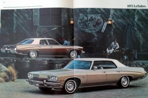 1973 Buick Century LeSabre Wagon Centurion Electra Riviera XL Sale Brochure Orig