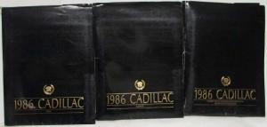 1986 Cadillac Boxed Media Information Press Kit