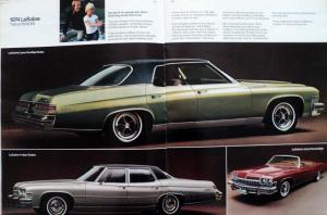 1974 Buick Apollo Century GS Regal LeSabre Electra Riviera XL Sale Brochure Orig