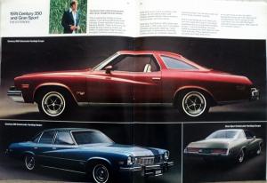 1974 Buick Apollo Century GS Regal LeSabre Electra Riviera XL Sale Brochure Orig