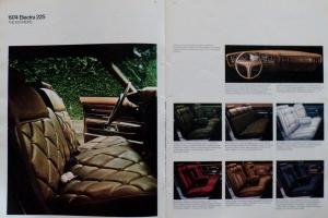 1974 Buick Apollo Century GS Regal LeSabre Electra Riviera XL Sale Brochure Orig