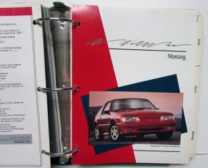 1991 Ford Source Book Passenger & Trucks Mustang Ranger F Series Econoline