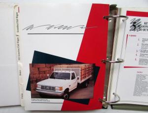 1991 Ford Source Book Passenger & Trucks Mustang Ranger F Series Econoline