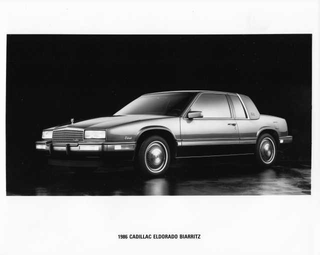 1986 Cadillac Eldorado Biarritz Press Photo 0241