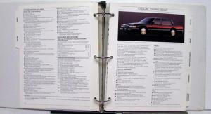 1992 Cadillac Product Portfolio Allante DeVille Fleetwood Eldorado Seville