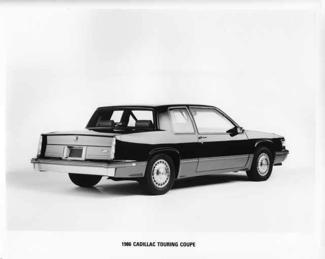 1986 Cadillac Touring Coupe Press Photo 0249